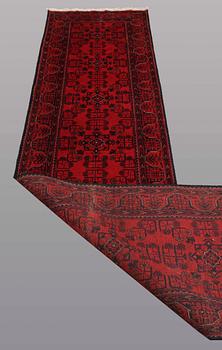 A RUNNER, Afghan s.k                         " Khan Mohammadi " 487 x 78 cm.
