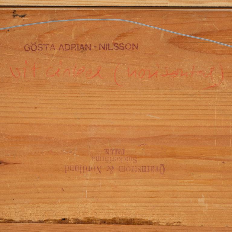 Gösta Adrian-Nilsson, "Vit cirkel Horisontell".