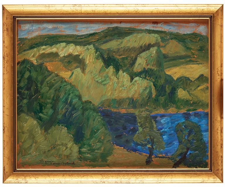 Helmer Osslund, Älvlandskap från Ångermanland.