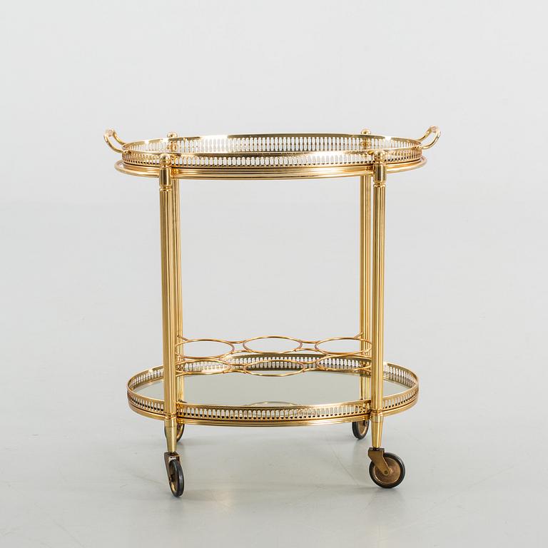 A SERVING TROLLEY, SECOND HALF OF 20TH CENTURY.