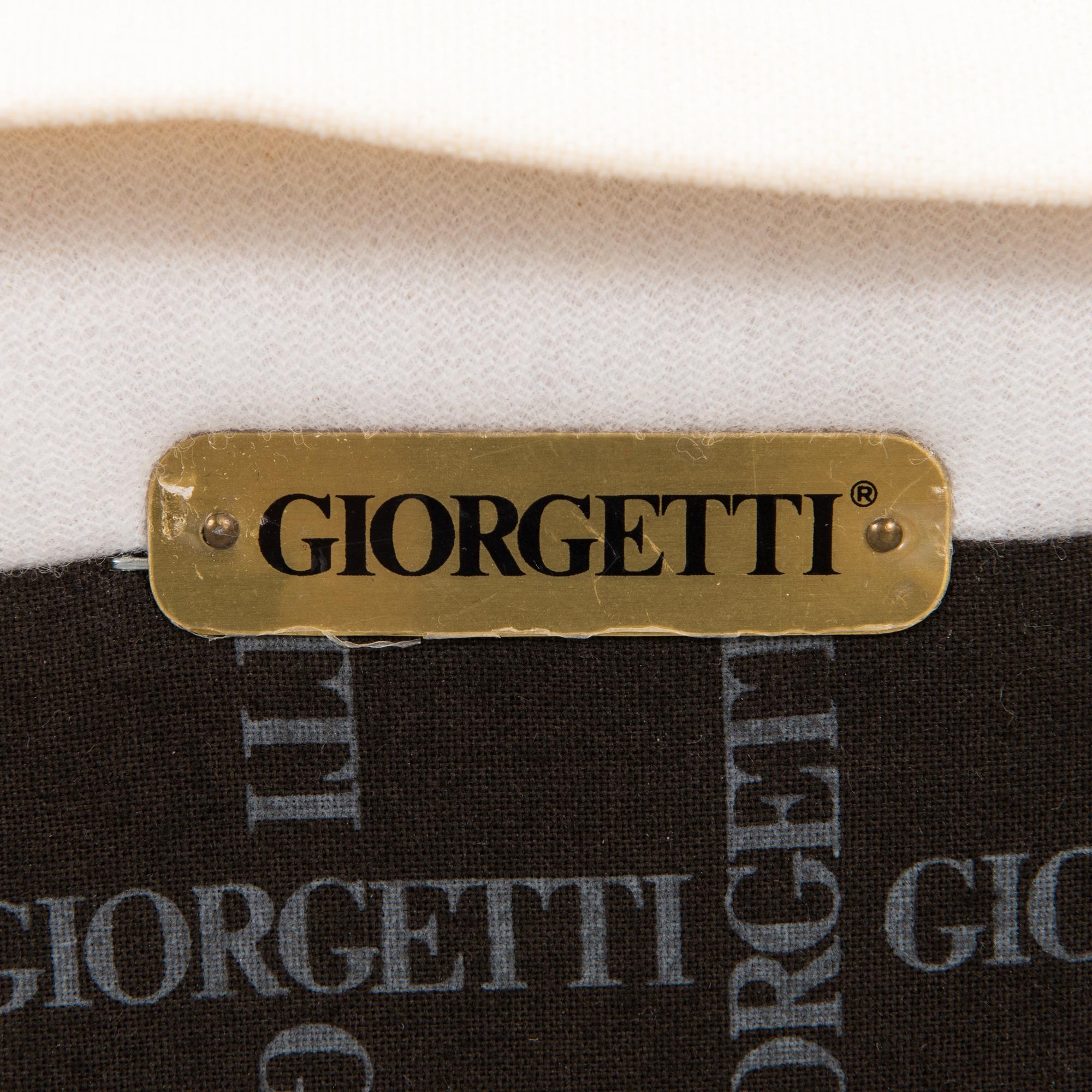 Umberto Asagno, nojatuolipari ja rahi, "Bergere Progetti", 63240, Giorgetti, Italia, 1980-luku.