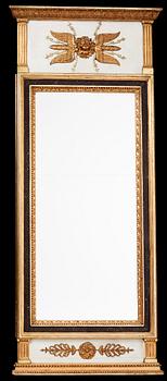 1255. A late Gustavian circa 1800 mirror.