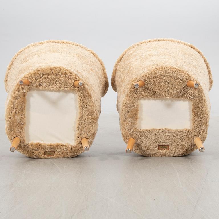 Fåtöljer, ett par, Swedish Modern, 1940-tal.