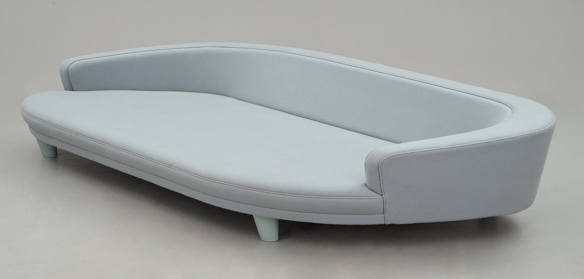 Jonny Johansson, an upholstered sofa, "Studie No 5", Acne Studios by O.H. Sjögren, Tranås, Sweden 2010.