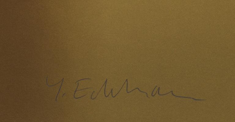 YRJÖ EDELMANN, färglitografi, signerad och numrerad HC 12/50.