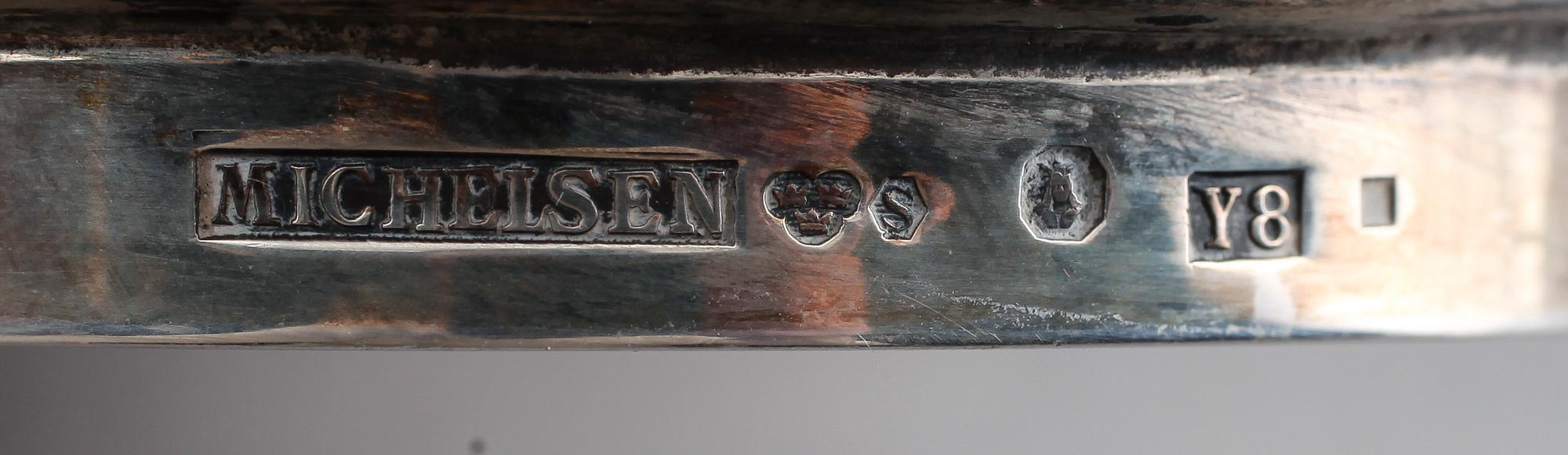 SKÅL, silver, Michelsen, Stockholm 1949. Vikt ca 209 g.