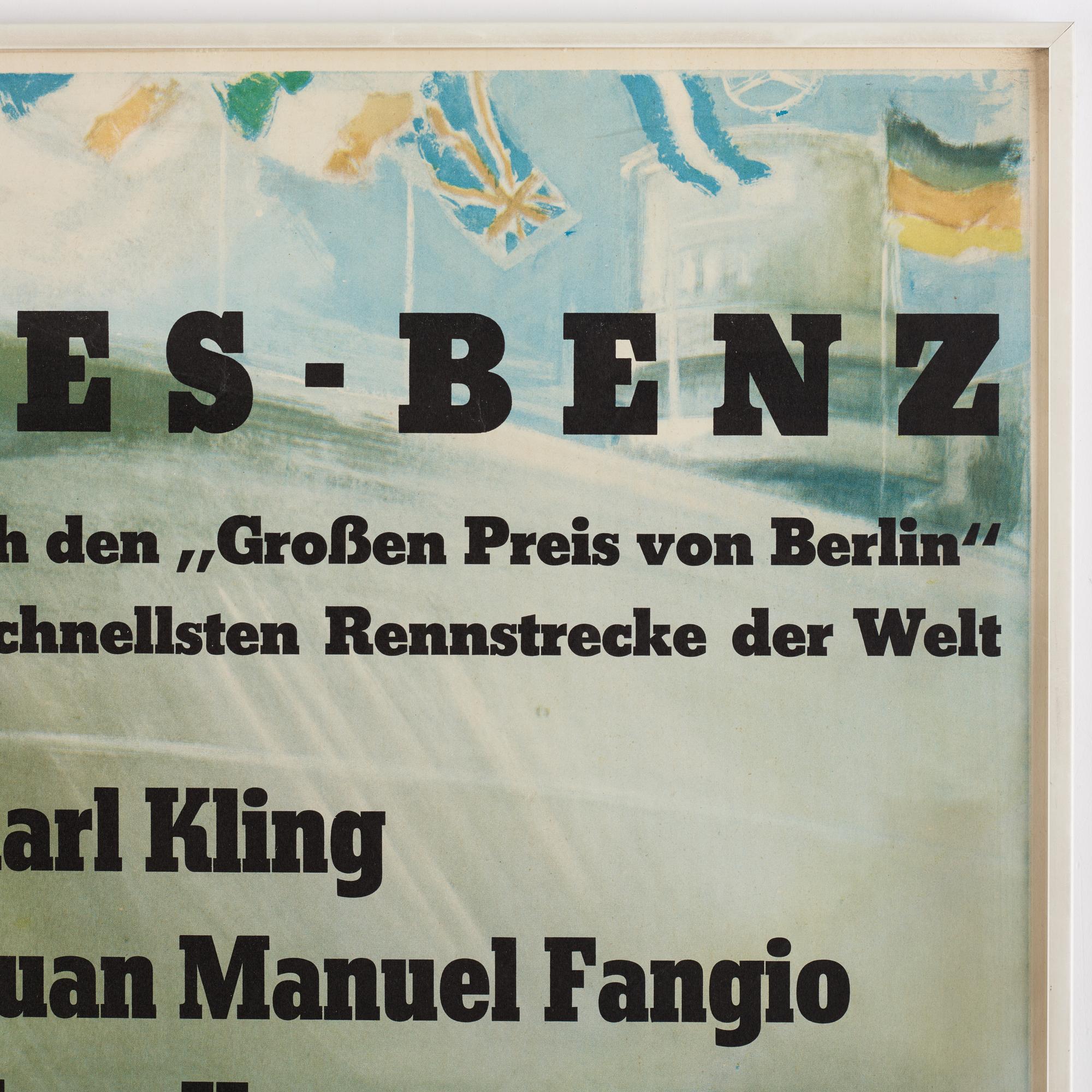 Mercedes-Benz poster 1950s.