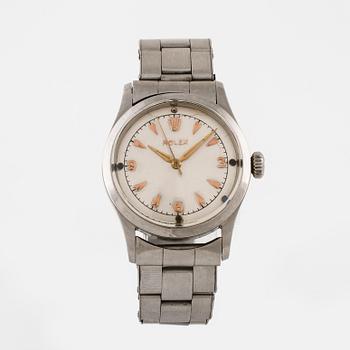 ROLEX, Oyster, Chronometer, s.k ""Big Bubbleback transitional", armbandsur, 33,5 mm.
