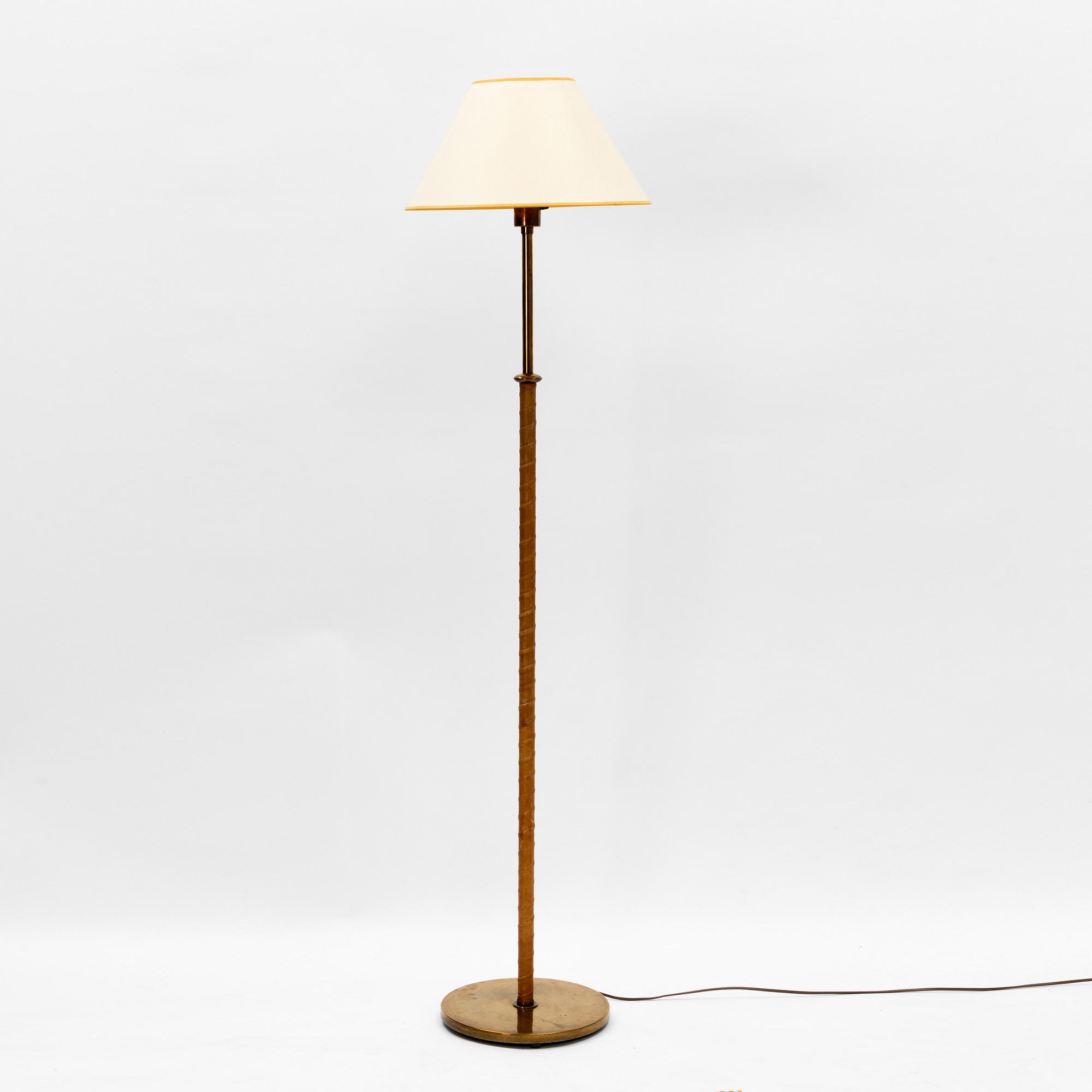 Harald Notini, a modell 15600 floor lamp, Böhlmarks, 1950's.