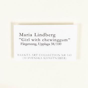 Maria Lindberg, "Girl with Chewing Gum".