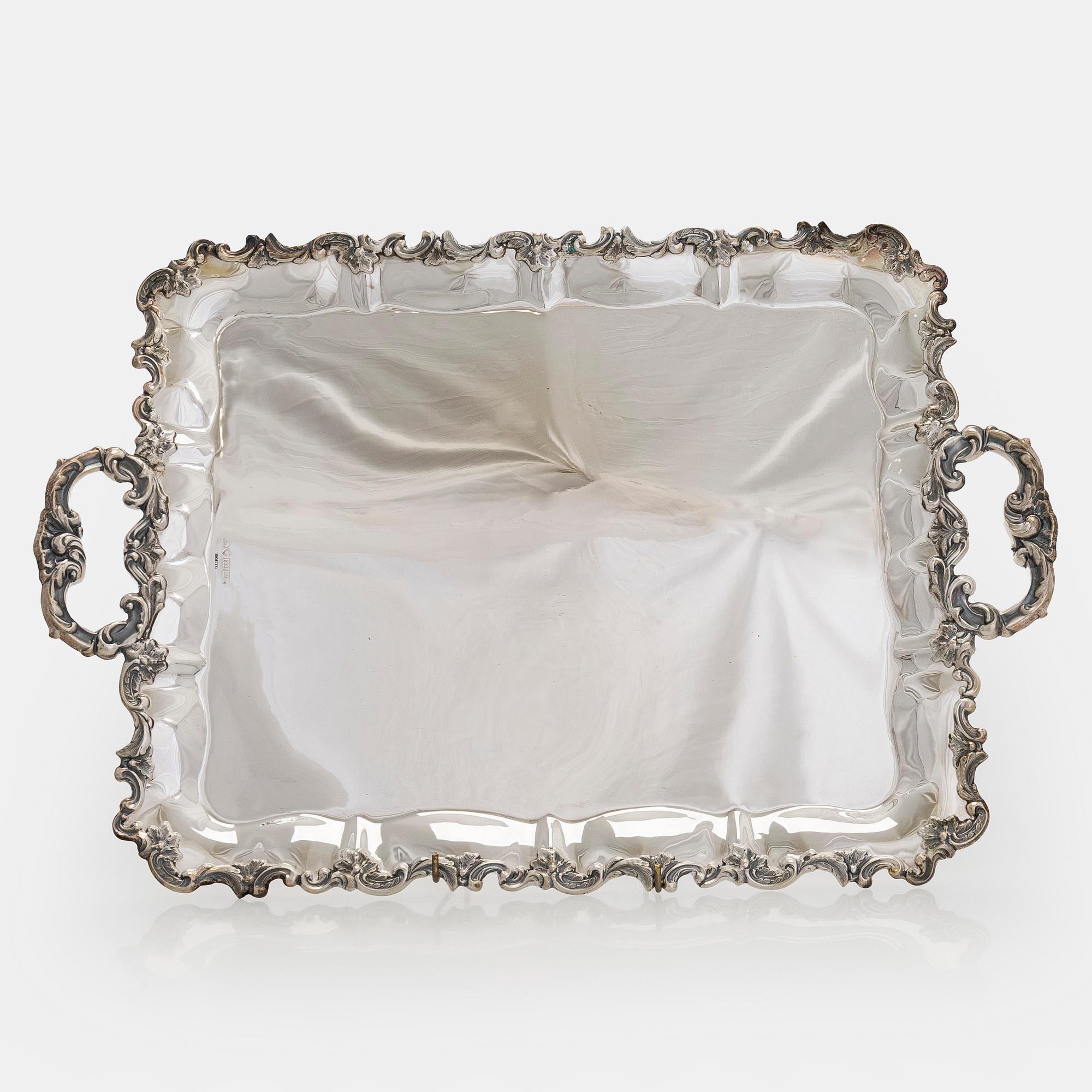 Tarjotin, hopeaa, Kultakeskus, Hämeenlinna 2008.