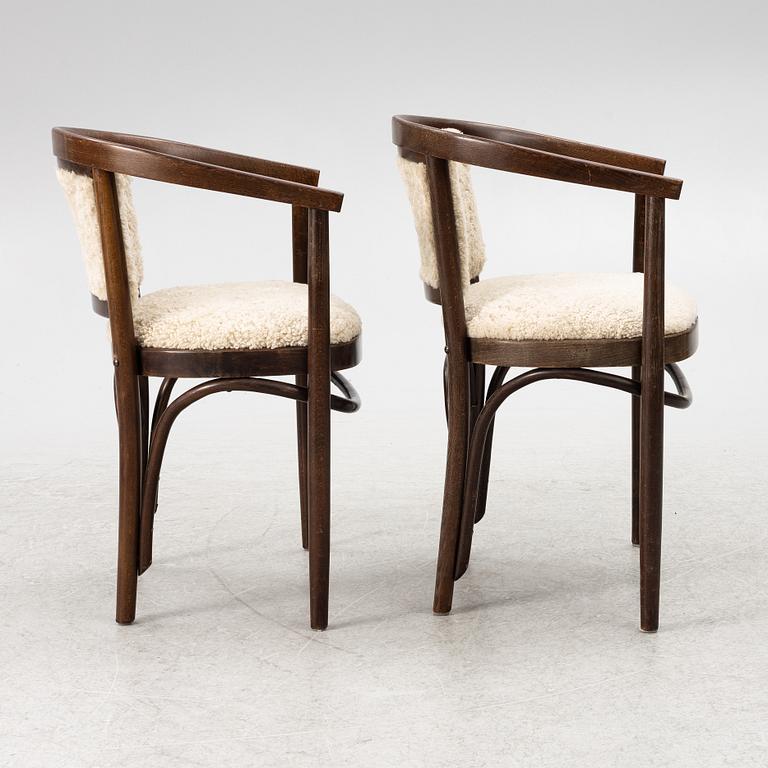 Karmstolar, ett par, 1900-talets andra hälft.