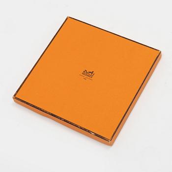 Hermès, a 'Grand Apparat' twill silk scarf.