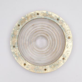 SKEPPSFÖNSTER, mässing och glas, 1900-tal.