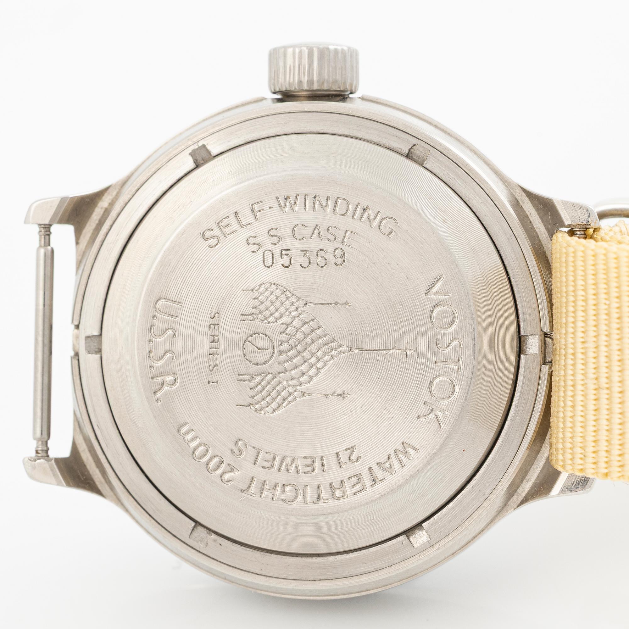 Vostok, Amphibia, “Operation Desert Shield”, wristwatch, 39 mm.