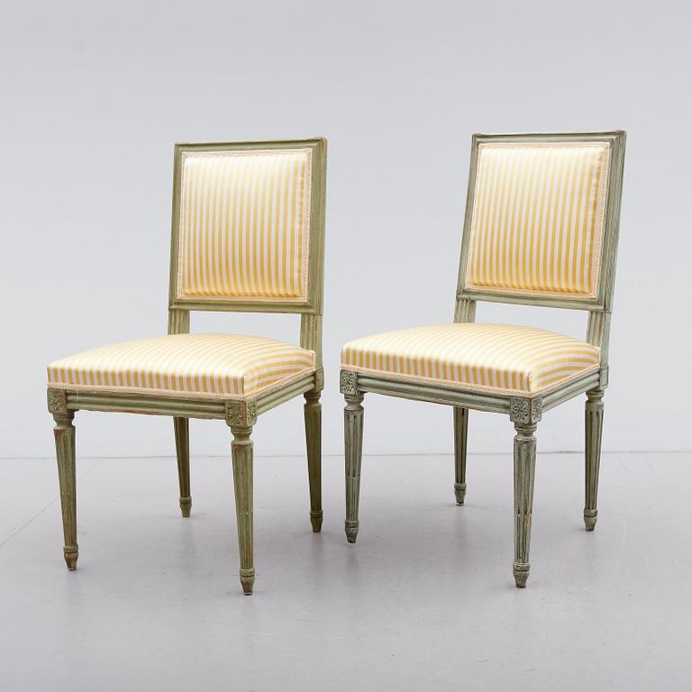 STOLAR, 10 st, gustaviansk stil, 1900-talets första hälft.