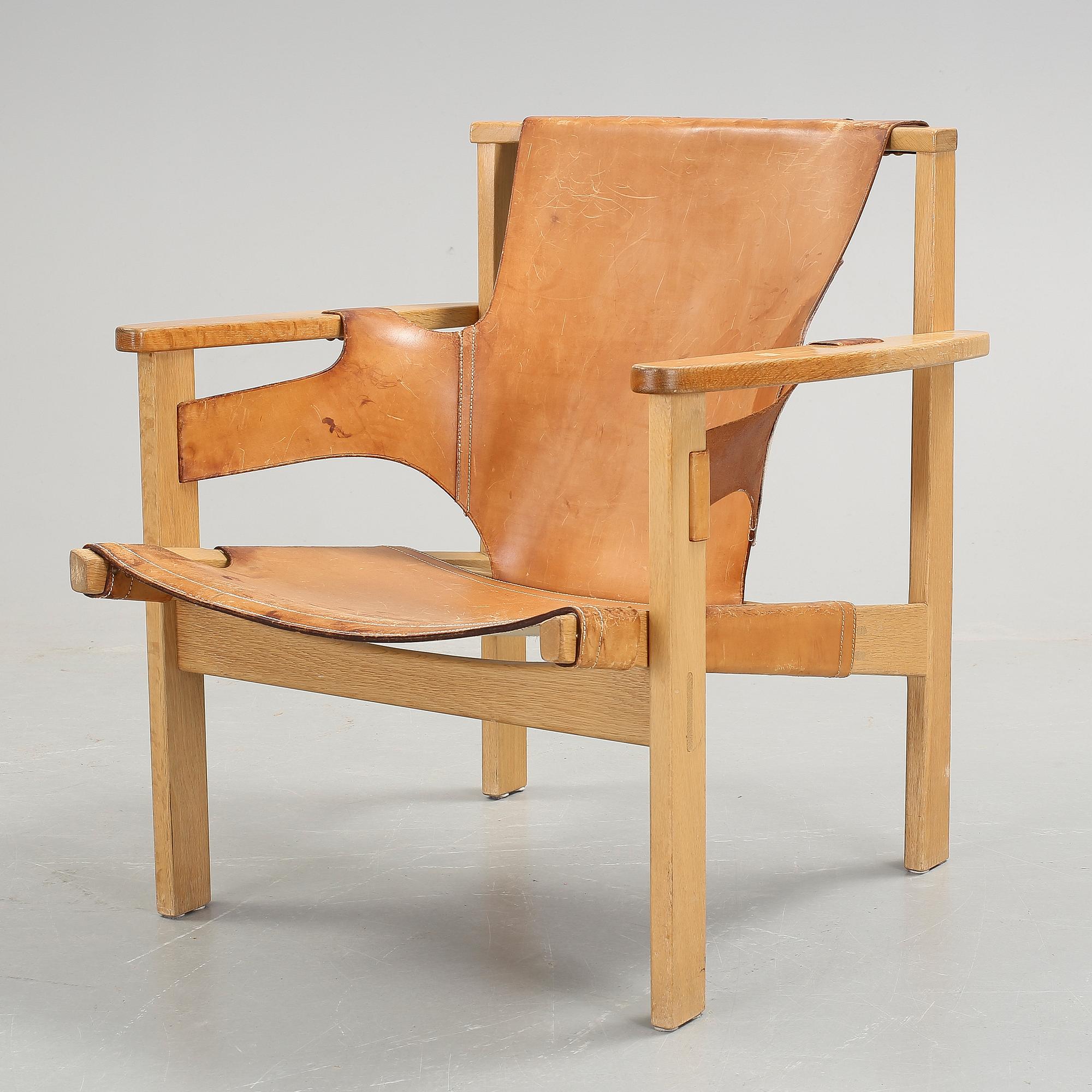 FÅTÖLJ, "Trienna", Carl Axel Acking, 1900-talets mitt.