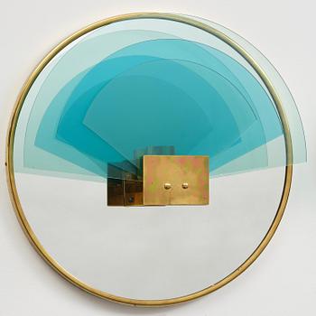 Hans-Agne Jakobsson, vägglampor, ett par, modell "C 2446", Hans-Agne Jakobsson AB, Markaryd, ca 1981-83.