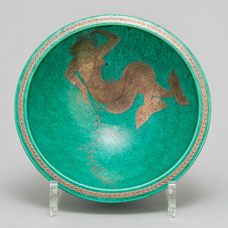 WILHELM KÅGE, an 'Argenta' stoneware bowl from Gustavsberg.