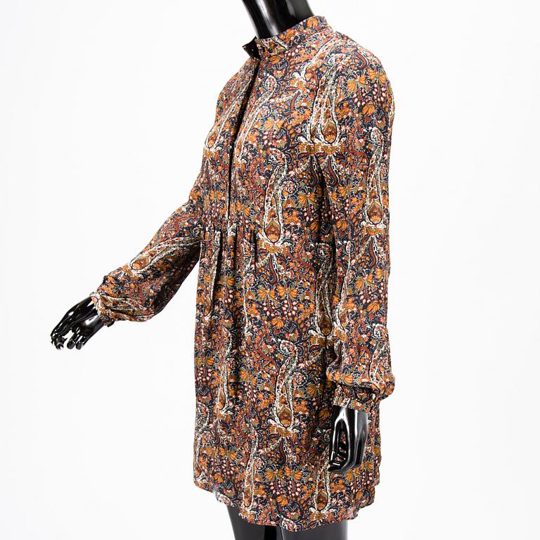 YVES SAINT LAURENT Floral Midi Dress in size 40(FR).