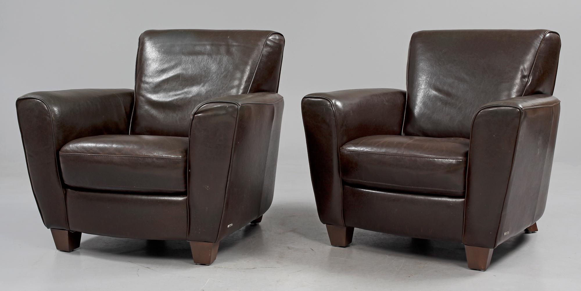 FÅTÖLJER, ett par, Natuzzi, Italien, 1900/2000-tal.