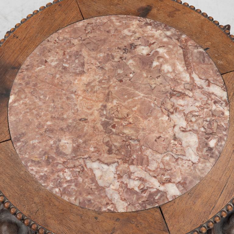 Two hardwood stools, China, 20th century.