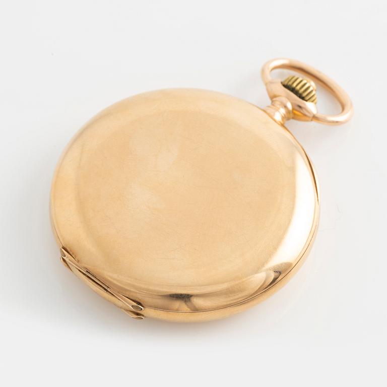 Longines, fickur, 14K guld, savonett, 51 mm.