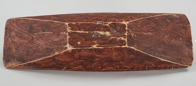 a wooden bowl from the 19th century.