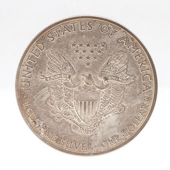 10 st 1 oz mynt 999 silver.