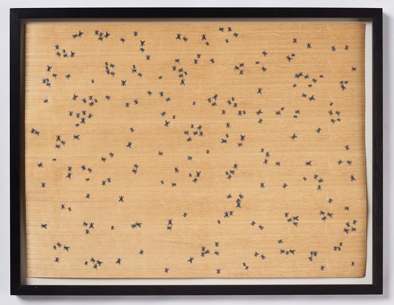 Ed Ruscha, "Flies (from Insects Portfolio)".