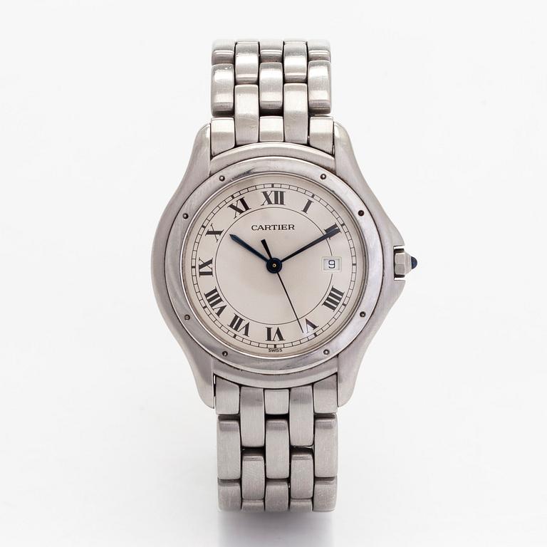 Cartier, Cougar, rannekello, 33 mm.