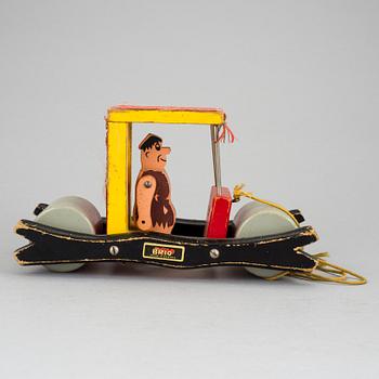 FRED FLINTSTONE, trä, Brio, 1900-talets mitt.