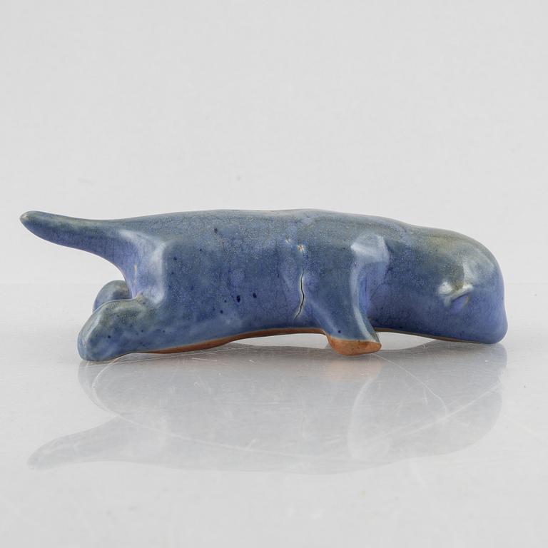 Ulla Kraitz, two stoneware sculptures, own studio, Fogdarp.