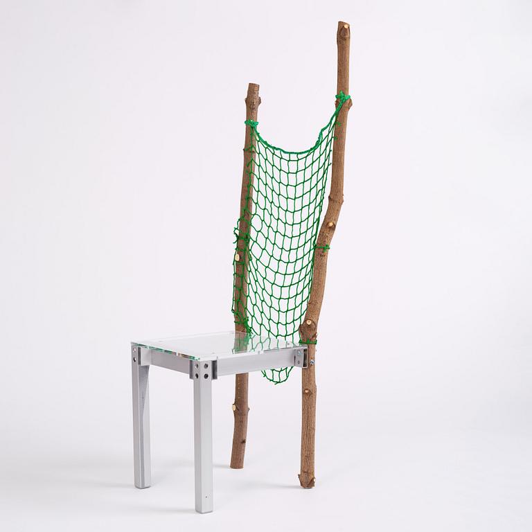 Fredrik Paulsen, a unique chair, "Chair One, Sloppy Bugatti", JOY, 2024.