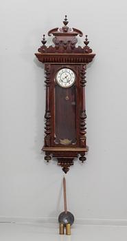 An app 1900 Gustav Becker wall clock.
