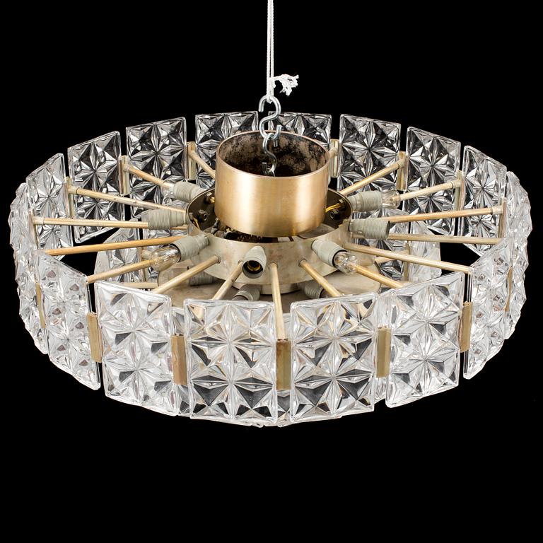A ceiling lamp, probably designed by Carl Fagerlund, Orrefors, 1960´s.