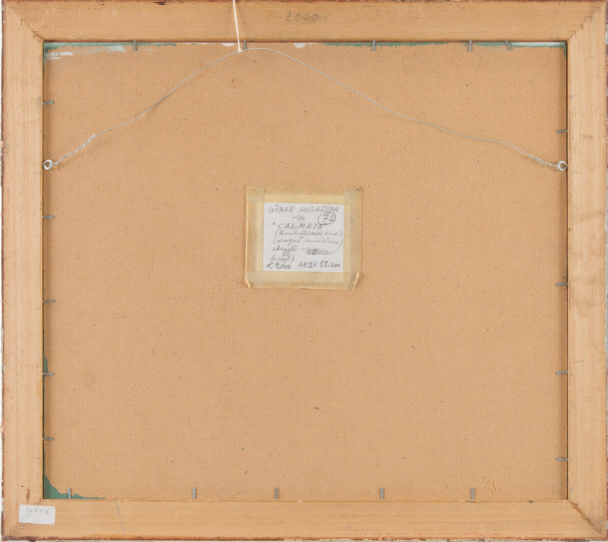 Göran Augustson, "Calmato".