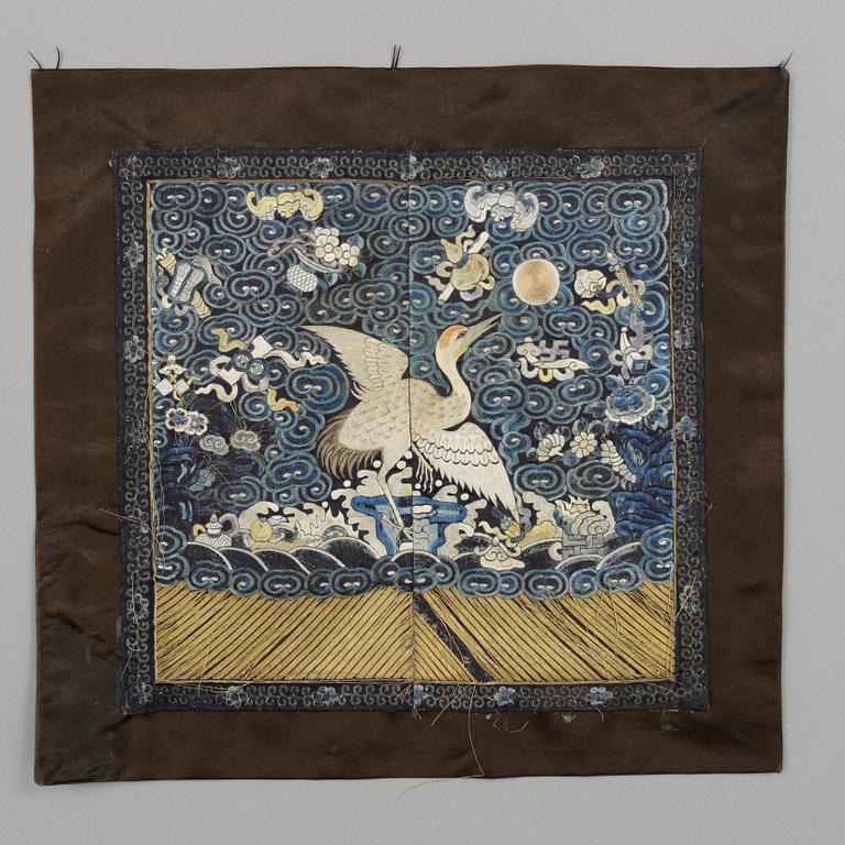 TEXTILIER, 4 st, Kina. Omkring år 1900.