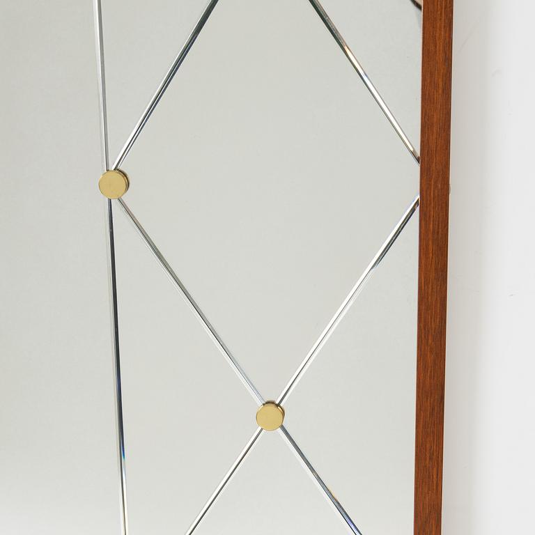 A mirror from the second half of the 20th century, probably AB Glas & Trä, Hovmantorp, Sweden.