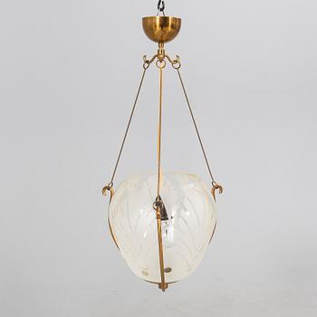 A Swedish Modern 1940s ceiling pendant.