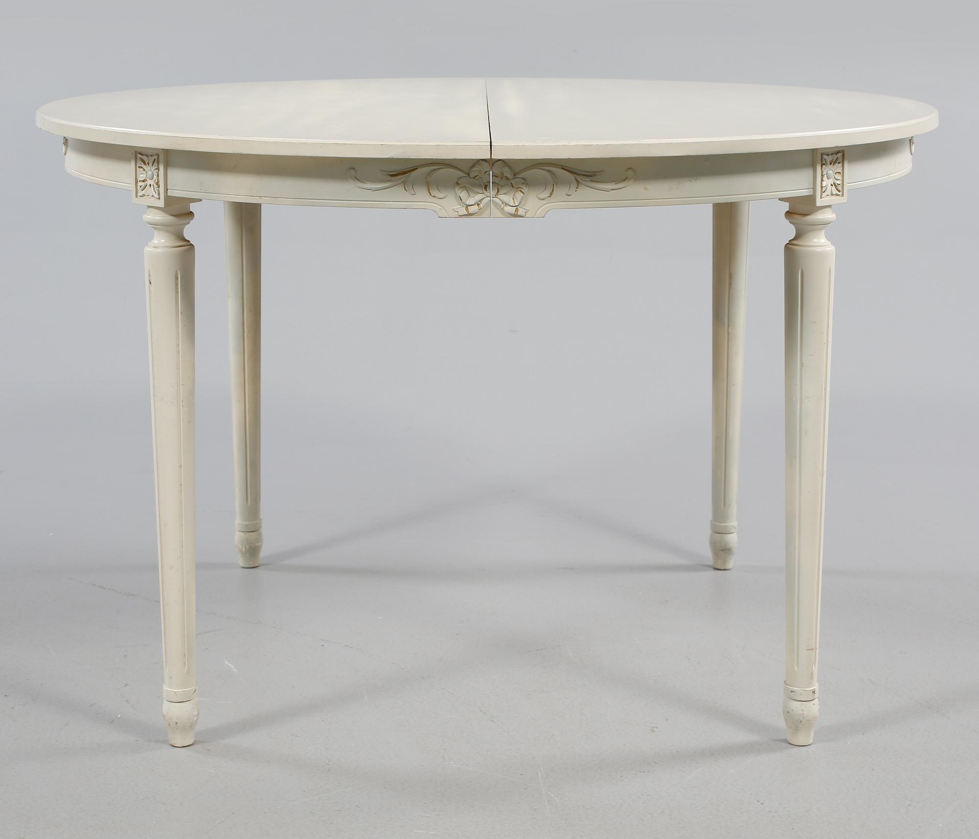 MATGRUPP, 5 delar, gustaviansk stil, 1900-talets andra hälft.