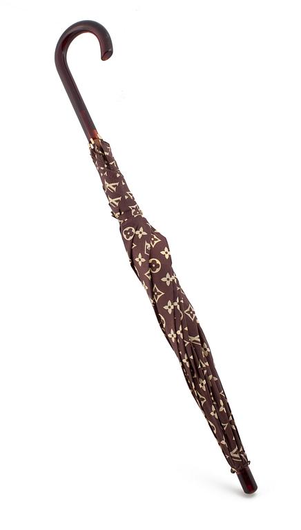 A Louis Vuitton umbrella.