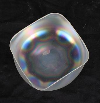RÄKSKÅLAR, 9 st, glas, 1900-talets första hälft.