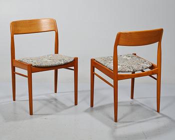 STOLAR, 4 st, David Nygrens Möbelfabrik, Målilla, 1950/1960-tal.