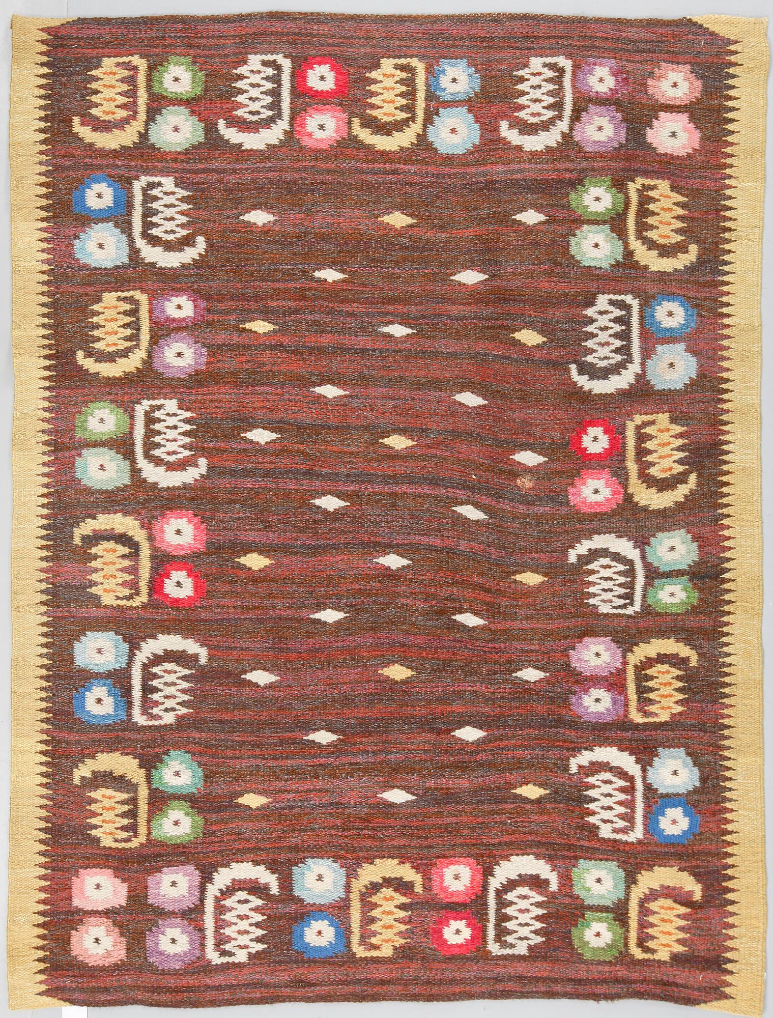 MATTA, rölakan, troligtvis Sofia Widén, 180 x 138 cm, 1900-talets andra hälft.