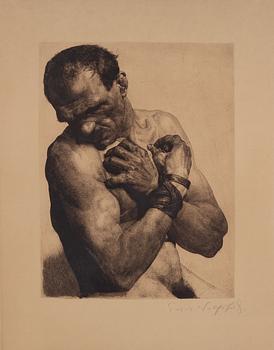 Erich Wolfsfeld, Den bundne mannen.