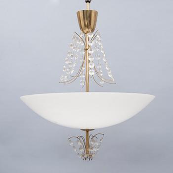 TAKLAMPA, Lisa Johansson-Pape, modell 1068 Orno 1900-talets senare mitt. Höjd 70 cm.