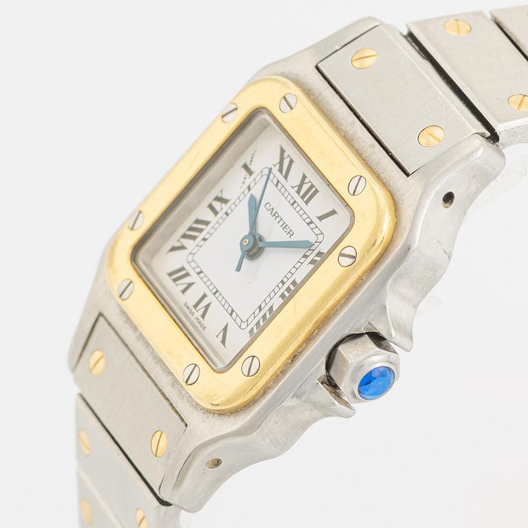 Cartier, Santos Carrée, wristwatch, 24 x 24 (35) mm.