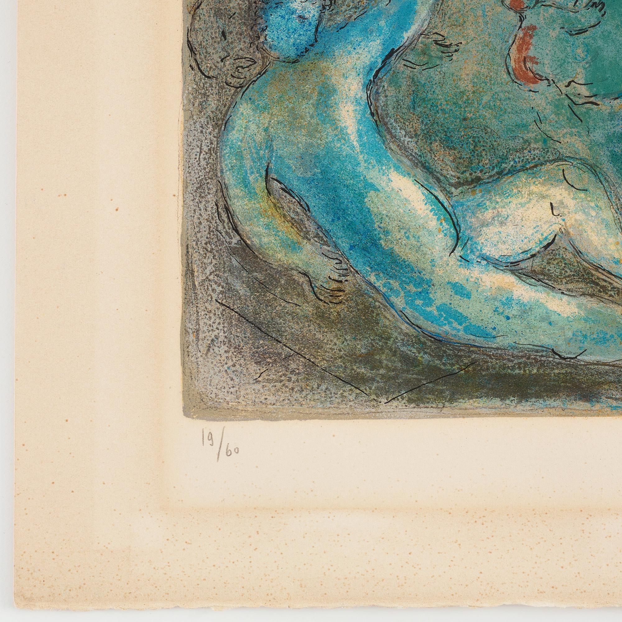 Marc Chagall, "Enlèvement de Chloé", from Daphnis et Chloé.