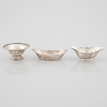 A set of silver, 5 pieces, England, including Sigmund Zyto, London 1924.